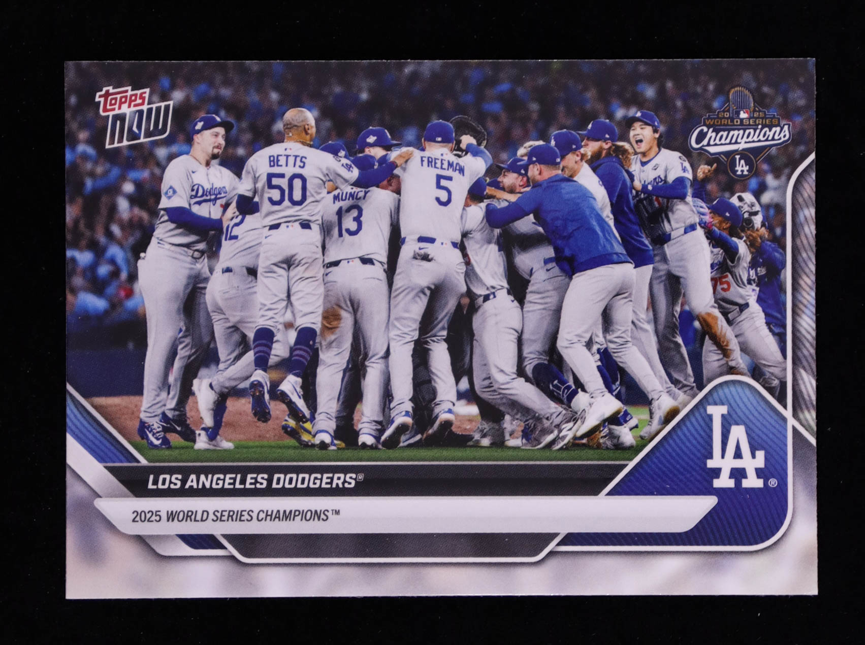 Los Angeles Dodgers 2025 Topps Now World Series Champions Complete Set of (15) Cards at PristineAuction.com Los Angeles Dodgers 2025 Topps Now World Series Champions Complete Set of (15) Cards at PristineAuction.com