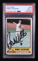 Bobby Valentine Signed 1976 Topps #366 (PSA 1.5) at PristineAuction.com