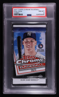 2017 Topps Chrome Baseball Hobby Foil Pack with (4) Cards (PSA 8) at PristineAuction.com