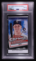 2017 Topps Chrome Baseball Hobby Foil Pack with (4) Cards (PSA 8) at PristineAuction.com