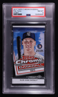 2017 Topps Chrome Baseball Hobby Foil Pack with (4) Cards (PSA 8) at PristineAuction.com