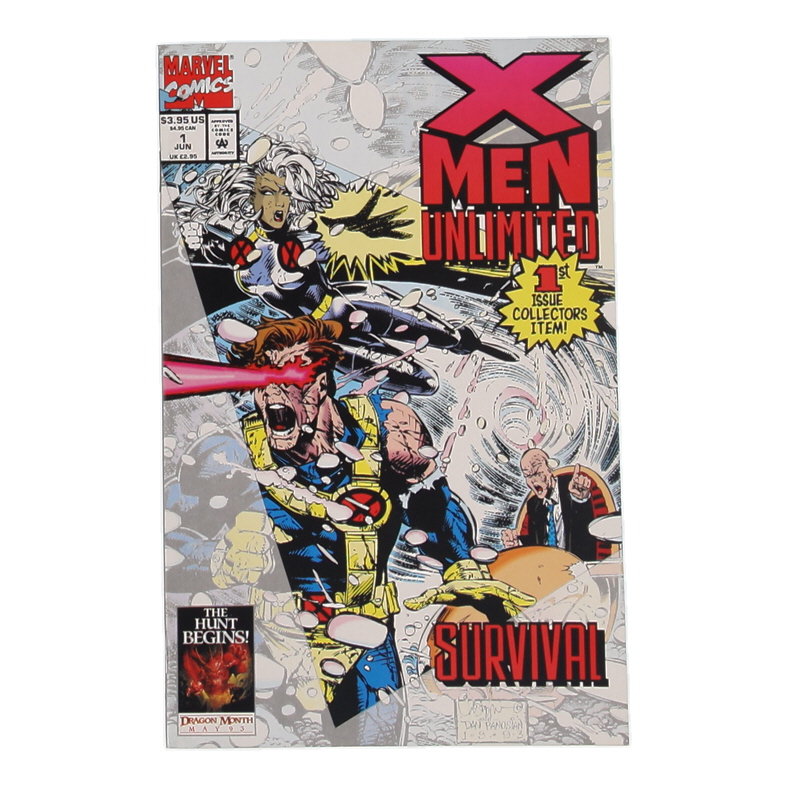1993 "X-Men Unlimited" Issue #1 Marvel Comic Book at PristineAuction.com 1993 "X-Men Unlimited" Issue #1 Marvel Comic Book at PristineAuction.com