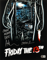 Ari Lehman Signed "Friday the 13th" 11x14 Photo Inscribed "Jason Never Dies!" & "Jason 1" (Beckett) at PristineAuction.com