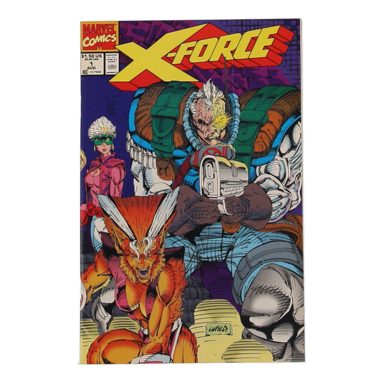 1991 "X-Force" Issue #1 Marvel Comic Book at PristineAuction.com 1991 "X-Force" Issue #1 Marvel Comic Book at PristineAuction.com