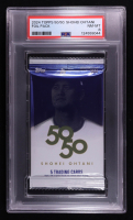 2024 Topps 50/50: Shohei Ohtani Foil Pack with (5) Cards (PSA 8) at PristineAuction.com