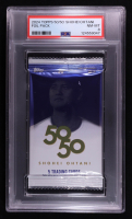2024 Topps 50/50: Shohei Ohtani Foil Pack with (5) Cards (PSA 8) at PristineAuction.com