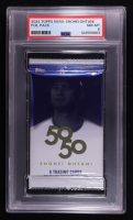 2024 Topps 50/50: Shohei Ohtani Foil Pack with (5) Cards (PSA 8) at PristineAuction.com