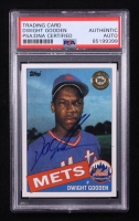 Dwight Gooden Signed 2003 Topps Shoe Box Collection #620 (PSA Encapsulated) at PristineAuction.com