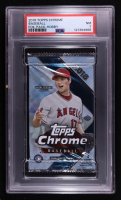 2018 Topps Chrome Baseball Hobby Foil Pack with (4) Cards (PSA 7) at PristineAuction.com