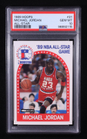 Michael Jordan 1989-90 Hoops #21 AS (PSA 10) at PristineAuction.com