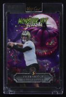 Tyler Shough 2025 Wild Card Monster Hit Monster Hunt Pumpkin Patch Purple Donut Circles #MHPP-TS #1/1 RC at PristineAuction.com
