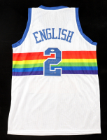 Alex English Signed Jersey Inscribed "HOF 97" (JSA) at PristineAuction.com