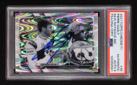 Pierre Gasly Signed 2021 Topps Chrome F1 B&W Raywave Refractor #36 (PSA | Autograph Graded PSA 9) at PristineAuction.com