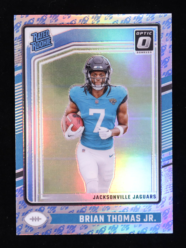 Brian Thomas Jr. 2024 Donruss Optic Rocket #214 RR RC