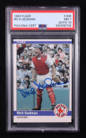 Rich Gedman Signed 1984 Fleer #398 (PSA 7) at PristineAuction.com