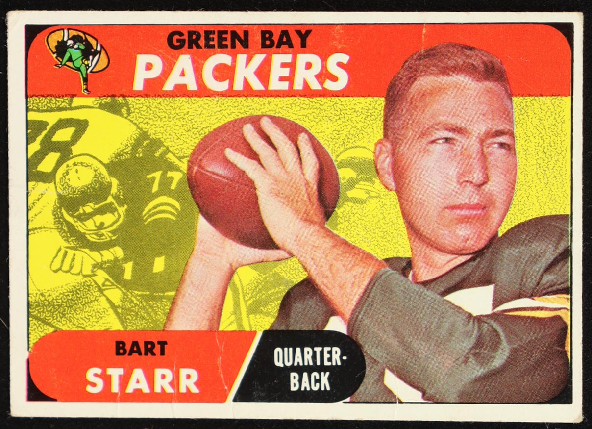 Bart Starr 1968 Topps #1 at PristineAuction.com Bart Starr 1968 Topps #1 at PristineAuction.com