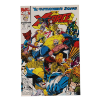 1992 "X-Force" Issue #16 Marvel Comic Book at PristineAuction.com