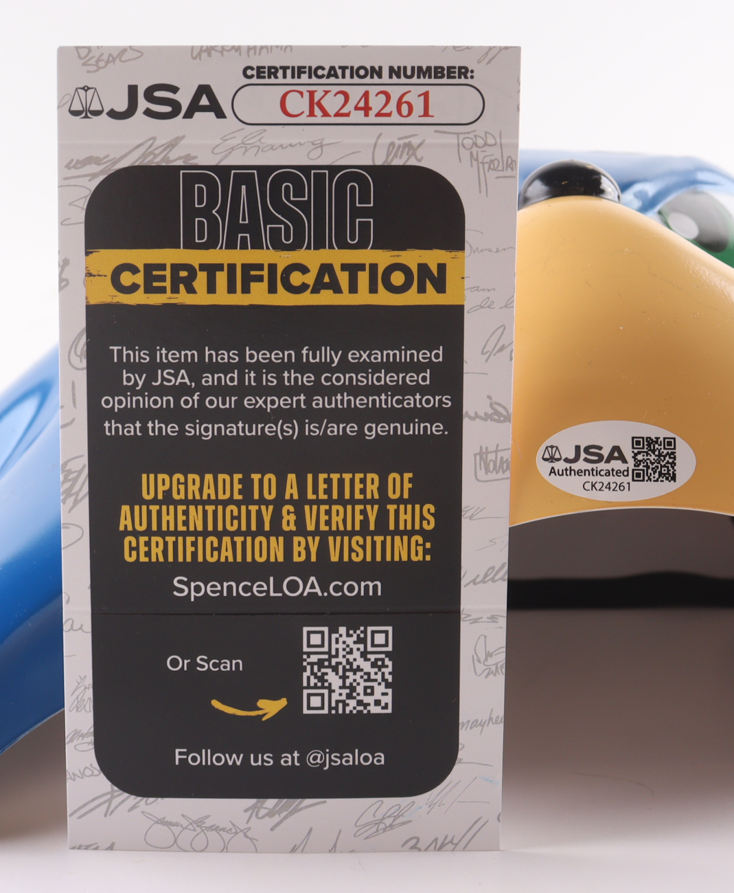 Jaleel White Signed "Sonic the Hedgehog" Plastic Sonic Mask Inscribed "Sonic" (JSA) at PristineAuction.com Jaleel White Signed "Sonic the Hedgehog" Plastic Sonic Mask Inscribed "Sonic" (JSA) at PristineAuction.com