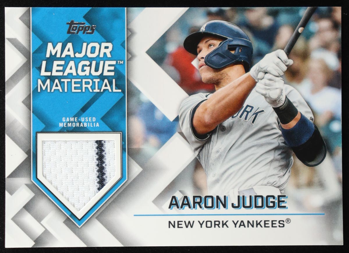 Aaron Judge 2022 Topps Major League Materials #MLMAJ at PristineAuction.com Aaron Judge 2022 Topps Major League Materials #MLMAJ at PristineAuction.com
