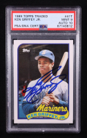 Ken Griffey Jr. Signed 1989 Topps Traded #41T RC (PSA 9) at PristineAuction.com