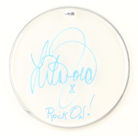 Lita Ford Signed 12.5" Drumhead Inscribed "Rock On!" (JSA) at PristineAuction.com