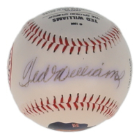 Ted Williams Signed Fotoball Autograph Series Baseball (Fotoball) at PristineAuction.com