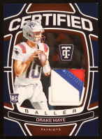 Drake Maye 2024 Panini Totally Certified Baller #CB-DRK RC #23/75 at PristineAuction.com
