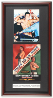 Oscar De La Hoya Signed Custom Framed Photo Display with "Caesars Palace" Program Inscribed "2002" (JSA) at PristineAuction.com