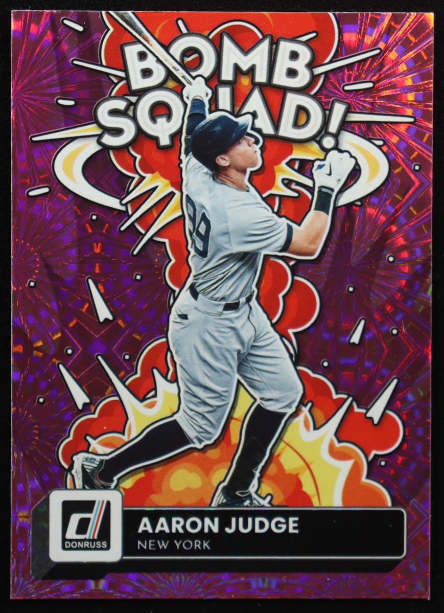 Aaron Judge 2022 Donruss Bomb Squad Pink Fireworks #6 at PristineAuction.com Aaron Judge 2022 Donruss Bomb Squad Pink Fireworks #6 at PristineAuction.com