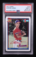Chipper Jones Signed 1991 Topps #333 RC (PSA 9) at PristineAuction.com