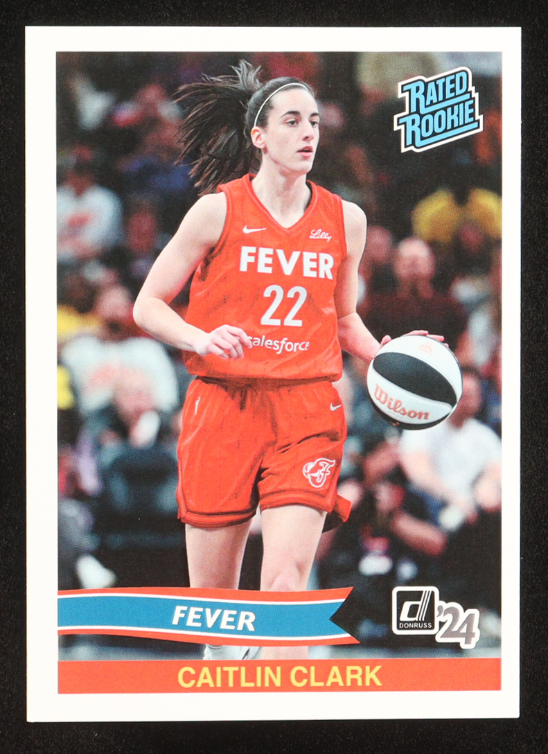 Caitlin Clark 2024 Panini Instant WNBA Rated Rookie Retro #RRR1 RC at PristineAuction.com Caitlin Clark 2024 Panini Instant WNBA Rated Rookie Retro #RRR1 RC at PristineAuction.com