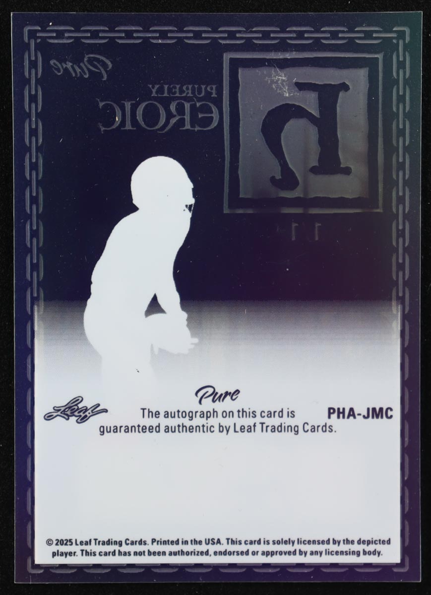 Ja'Marr Chase 2025 Leaf Pure Purely Heroic Autographs Clear Black #PHAJMC #1/1 at PristineAuction.com Ja'Marr Chase 2025 Leaf Pure Purely Heroic Autographs Clear Black #PHAJMC #1/1 at PristineAuction.com