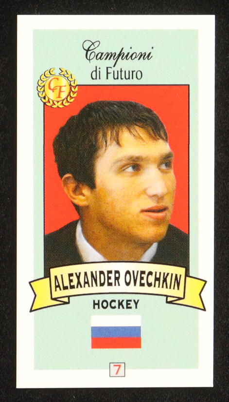 Alexander Ovechkin 2003-04 Collezioni Firenze Championi Di Futuro Red #7 at PristineAuction.com Alexander Ovechkin 2003-04 Collezioni Firenze Championi Di Futuro Red #7 at PristineAuction.com