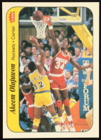 Akeem Olajuwon 1986-87 Fleer Stickers #9 at PristineAuction.com