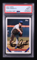 Tom Candiotti Signed 1993 Topps #365 (PSA 9) at PristineAuction.com