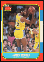 James Worthy 1986-87 Fleer #131 RC at PristineAuction.com