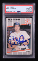 Rich Gedman Signed 1989 Fleer #89 (PSA 6) at PristineAuction.com