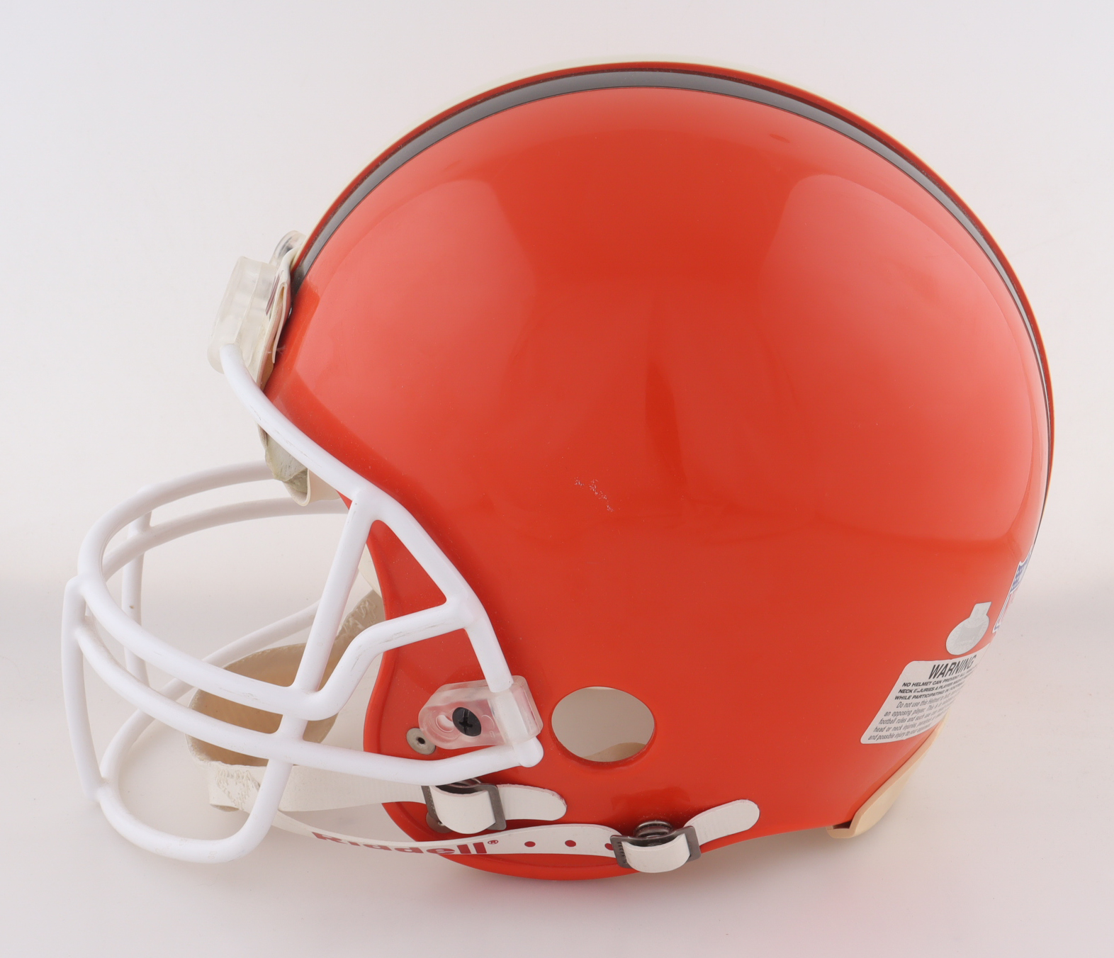 Colt McCoy Signed Browns Full-Size Authentic On-Field Helmet Inscribed "Dog Pound Barkin!" (McCoy) at PristineAuction.com Colt McCoy Signed Browns Full-Size Authentic On-Field Helmet Inscribed "Dog Pound Barkin!" (McCoy) at PristineAuction.com