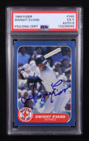 Dwight Evans Signed 1986 Fleer #348 (PSA 5) at PristineAuction.com