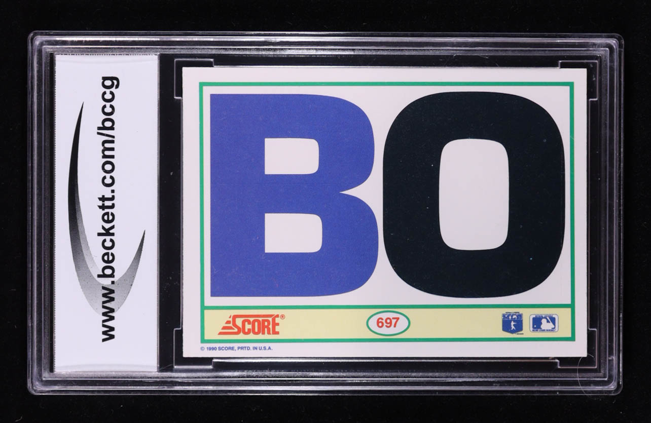 Bo Jackson 1990 Score #697 FB/BB (BCCG 10) at PristineAuction.com Bo Jackson 1990 Score #697 FB/BB (BCCG 10) at PristineAuction.com