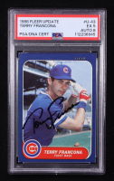 Terry Francona Signed 1986 Fleer Update #U43 (PSA 5) at PristineAuction.com