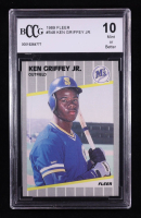 Ken Griffey Jr. 1989 Fleer #548 RC (BCCG 10) at PristineAuction.com