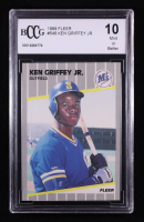 Ken Griffey Jr. 1989 Fleer #548 RC (BCCG 10) at PristineAuction.com