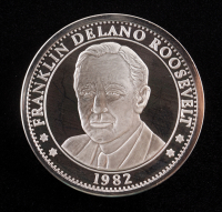 1982 100th Anniversary Franklin Delano Roosevelt 1oz .999 Fine Silver Coin at PristineAuction.com