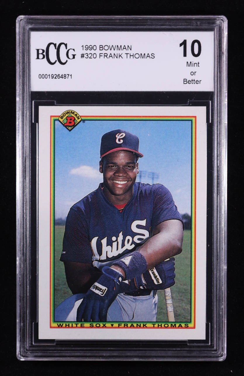 Frank Thomas 1990 Bowman #320 RC (BCCG 10) at PristineAuction.com Frank Thomas 1990 Bowman #320 RC (BCCG 10) at PristineAuction.com