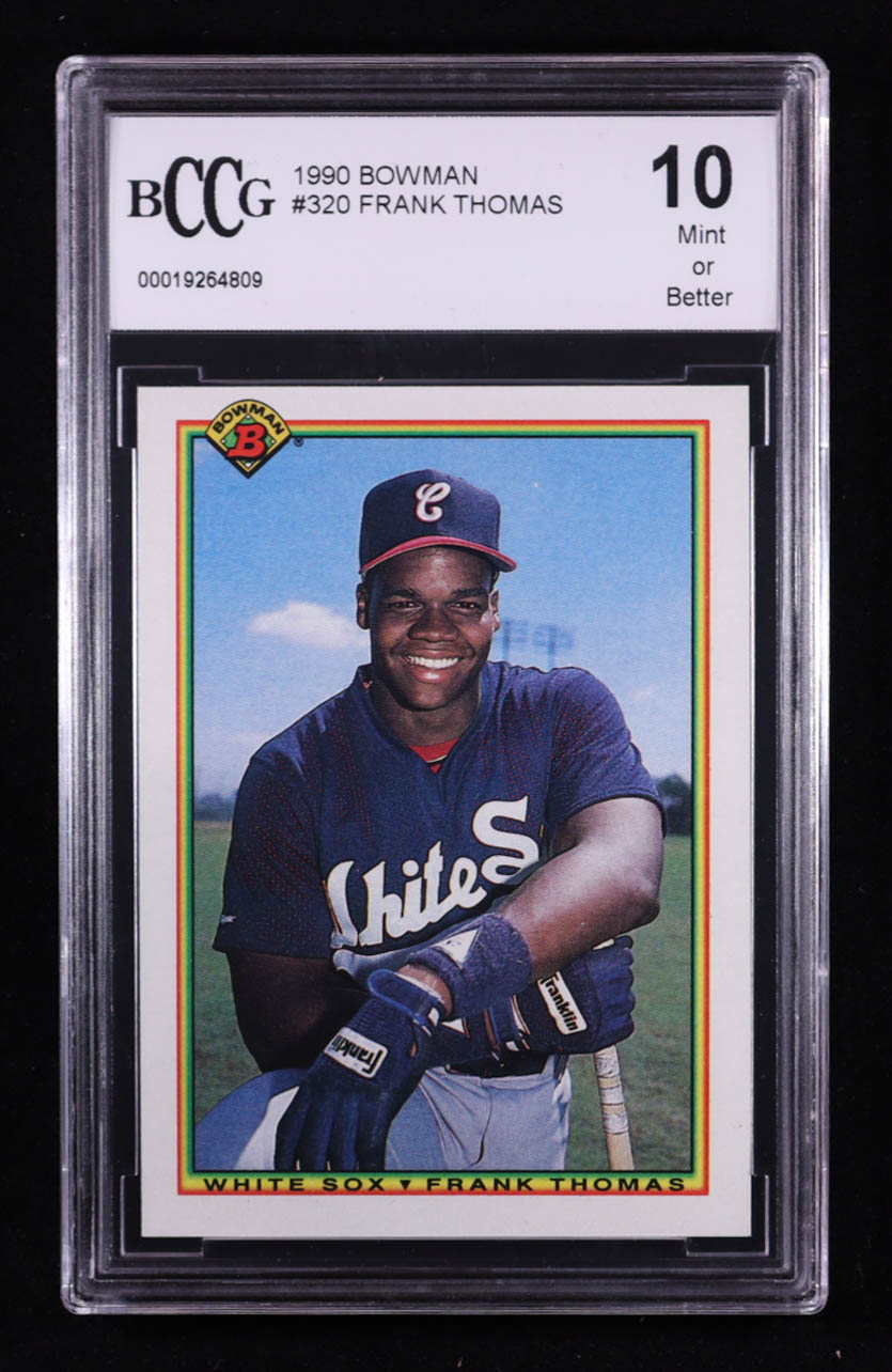 Frank Thomas 1990 Bowman #320 RC (BCCG 10) at PristineAuction.com Frank Thomas 1990 Bowman #320 RC (BCCG 10) at PristineAuction.com
