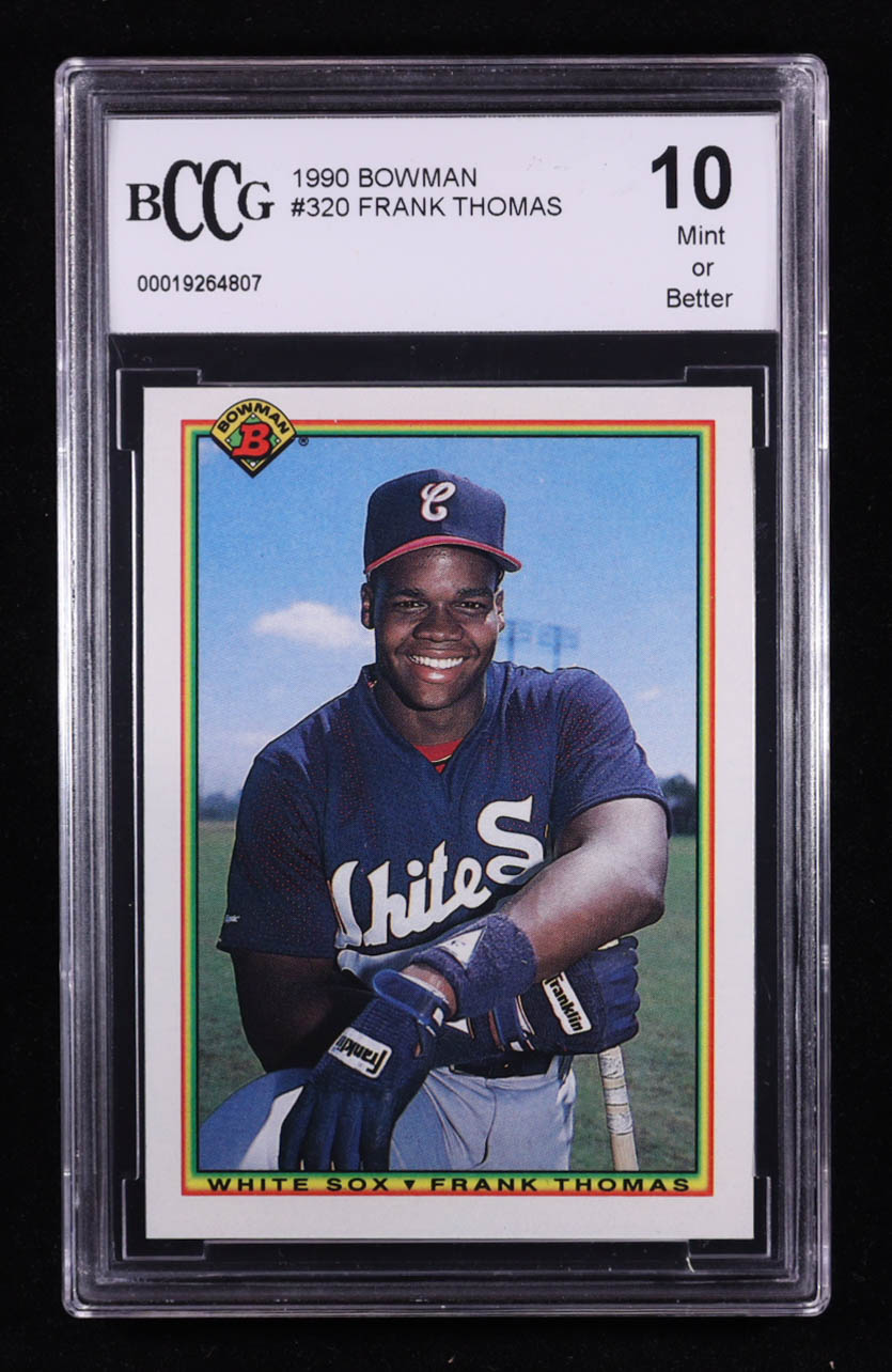 Frank Thomas 1990 Bowman #320 RC (BCCG 10) at PristineAuction.com Frank Thomas 1990 Bowman #320 RC (BCCG 10) at PristineAuction.com
