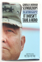 Norman Schwarzkopf Signed "It Doesn't Take a Hero" Hardcover Book (Beckett) at PristineAuction.com