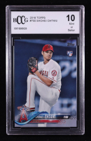 Shohei Ohtani 2018 Topps #700 RC (BCCG 10) at PristineAuction.com