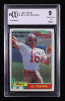 Joe Montana 1981 Topps #216 RC (BCCG 9) at PristineAuction.com
